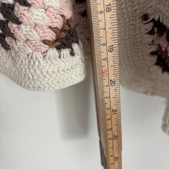 NWOT Andersen & Lauth Anthropologie Crochet Knit Cardigan Bell Sleeve OS - Picture 7 of 7